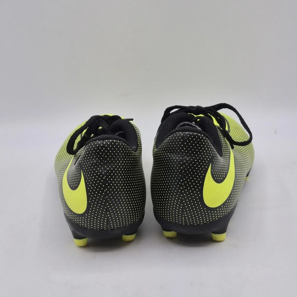 Nike Soccer Cleats Youth‎ 5Y Volt Black Firm Ground Football Shoes FG Boots Kids